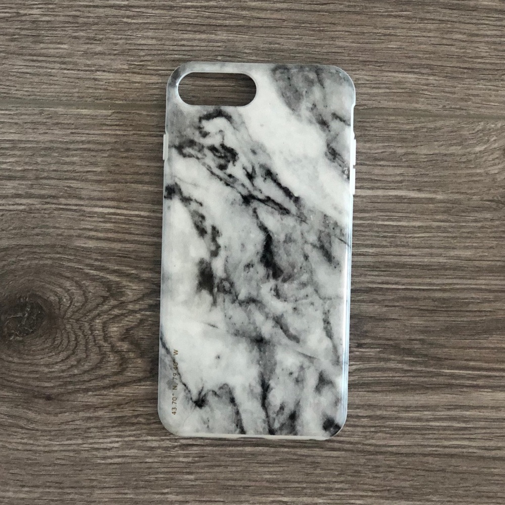 B/W Marble iPhone 8 Plus Case